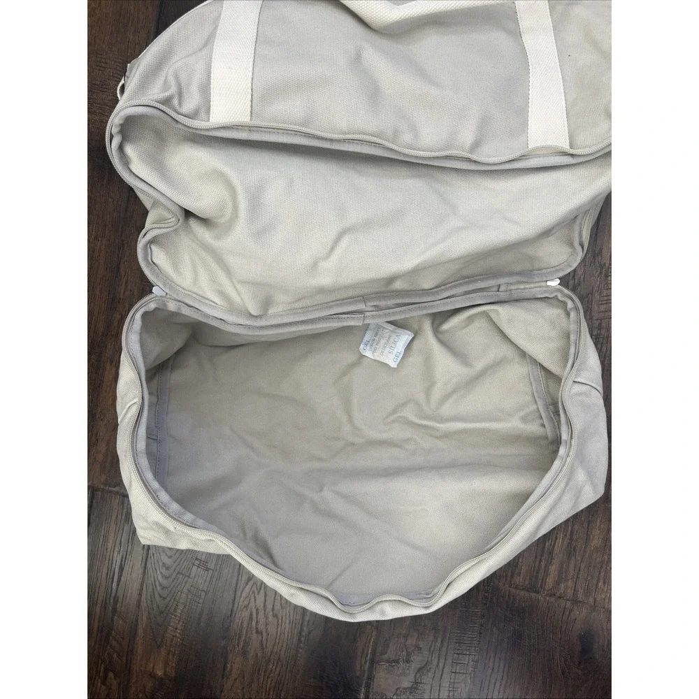 New Lo & Sons Catalina Deluxe Weekender in Canvas Cotton Tote Travel Duffle READ